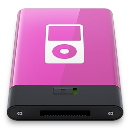 Pink iPod W Icon 256x256 png